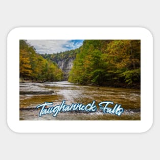 Taughannock Falls Tompkins County New York Sticker